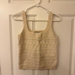 J. Crew Cable Knit Sweater Tank